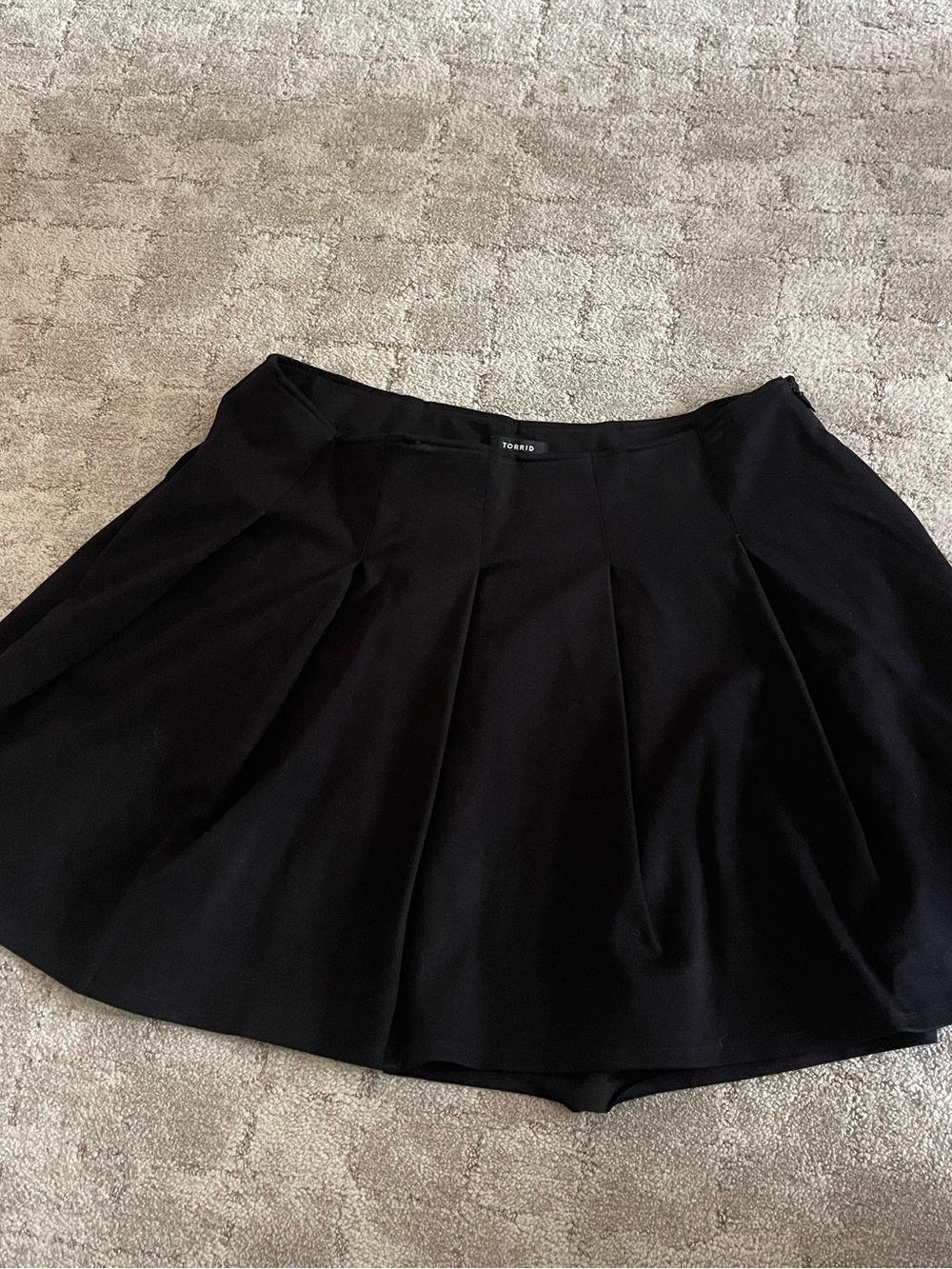Torrid Black Skater Mini Skirt